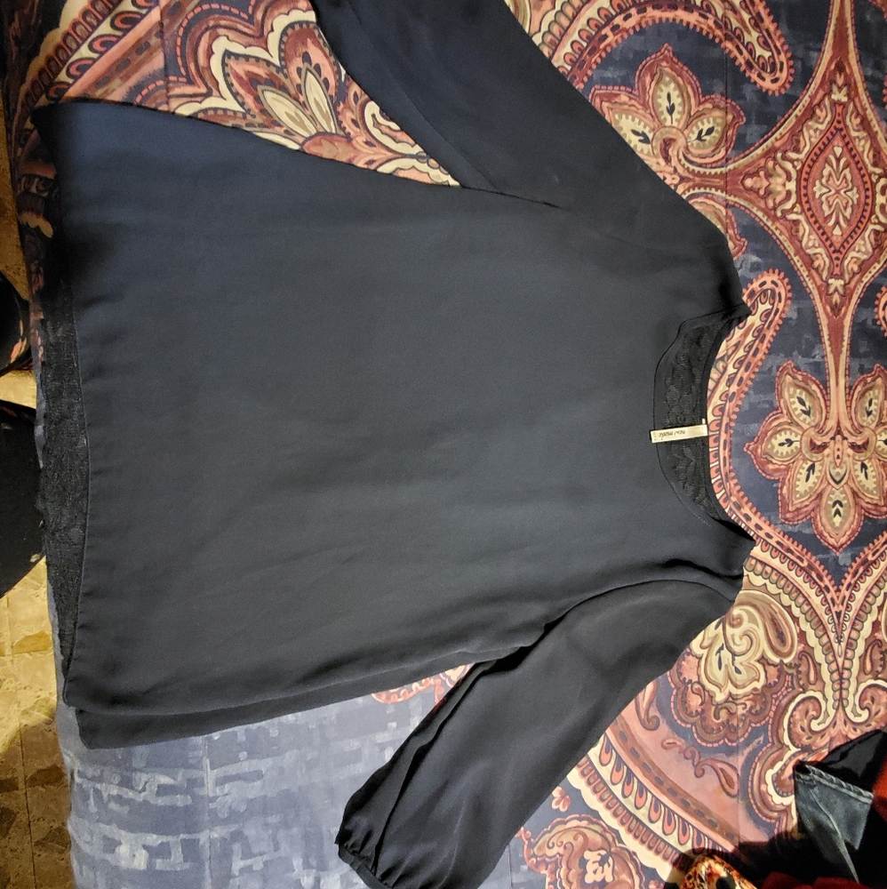 Navy blue blouse